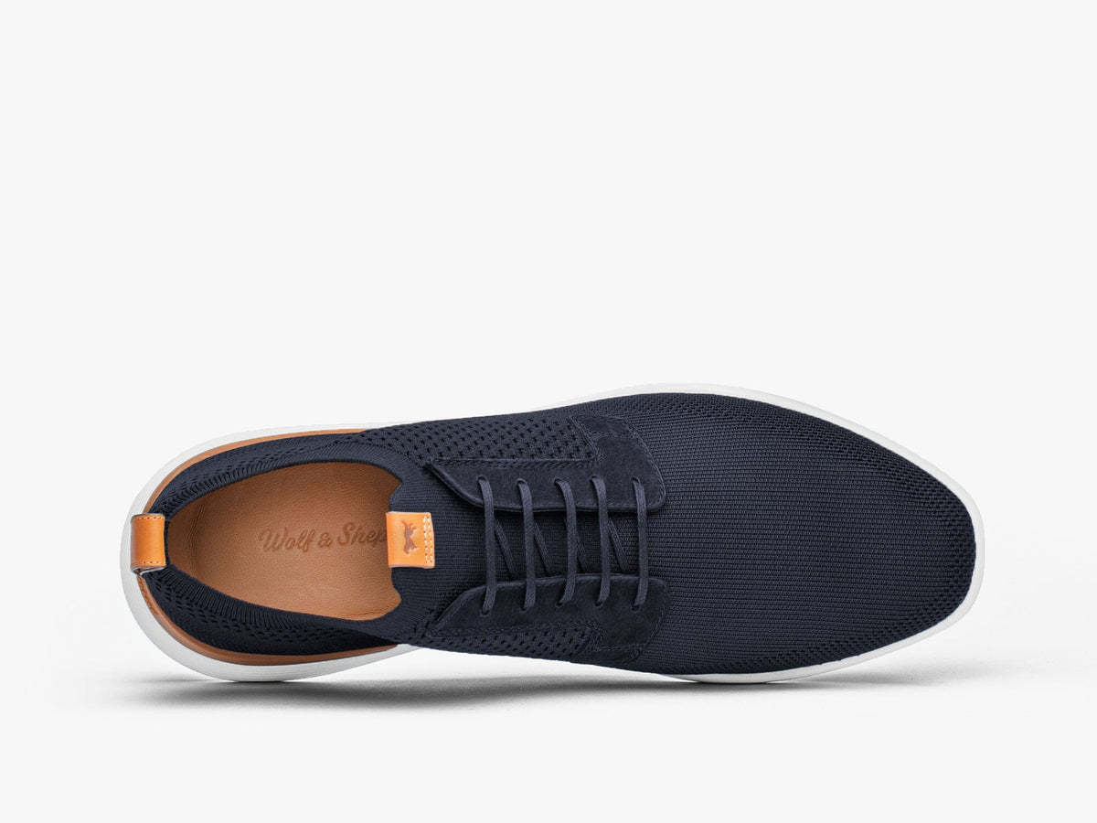 SwiftKnit™ Derby - Navy / White