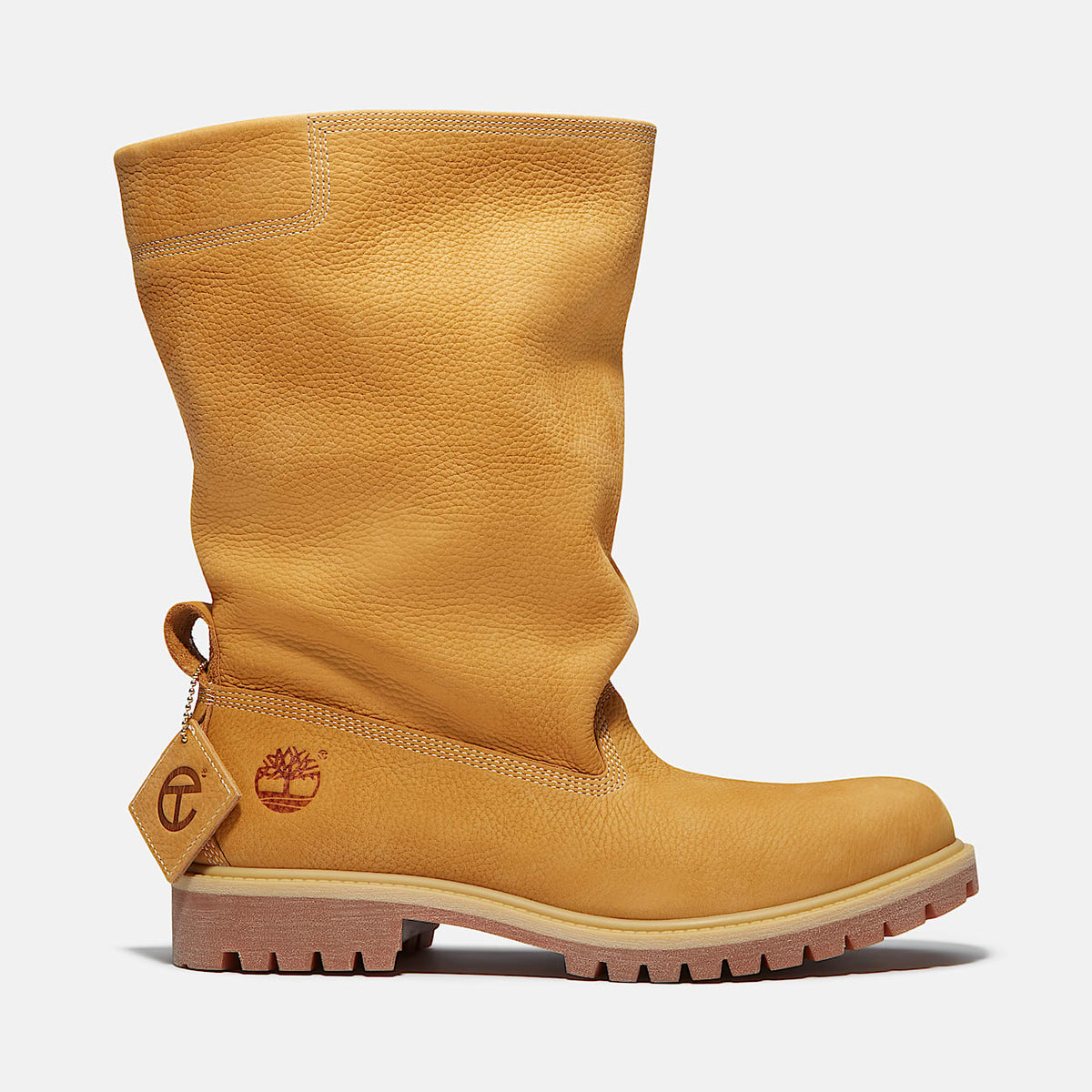 x TELFAR Premium PullOn Boot TBL Wheat Nubuck HERO