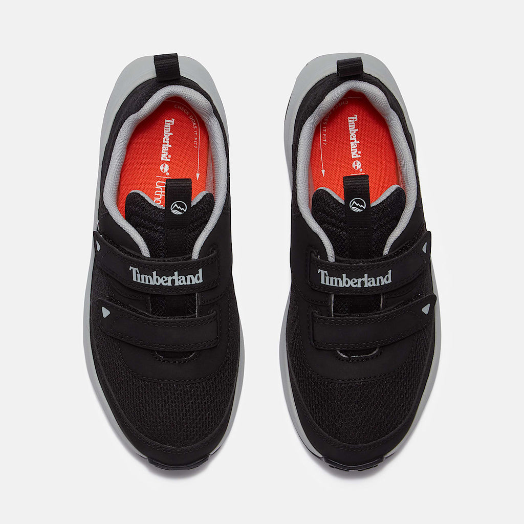 Toddler Motion Access HookandLoop Sneaker TBL Black Mesh ALT2