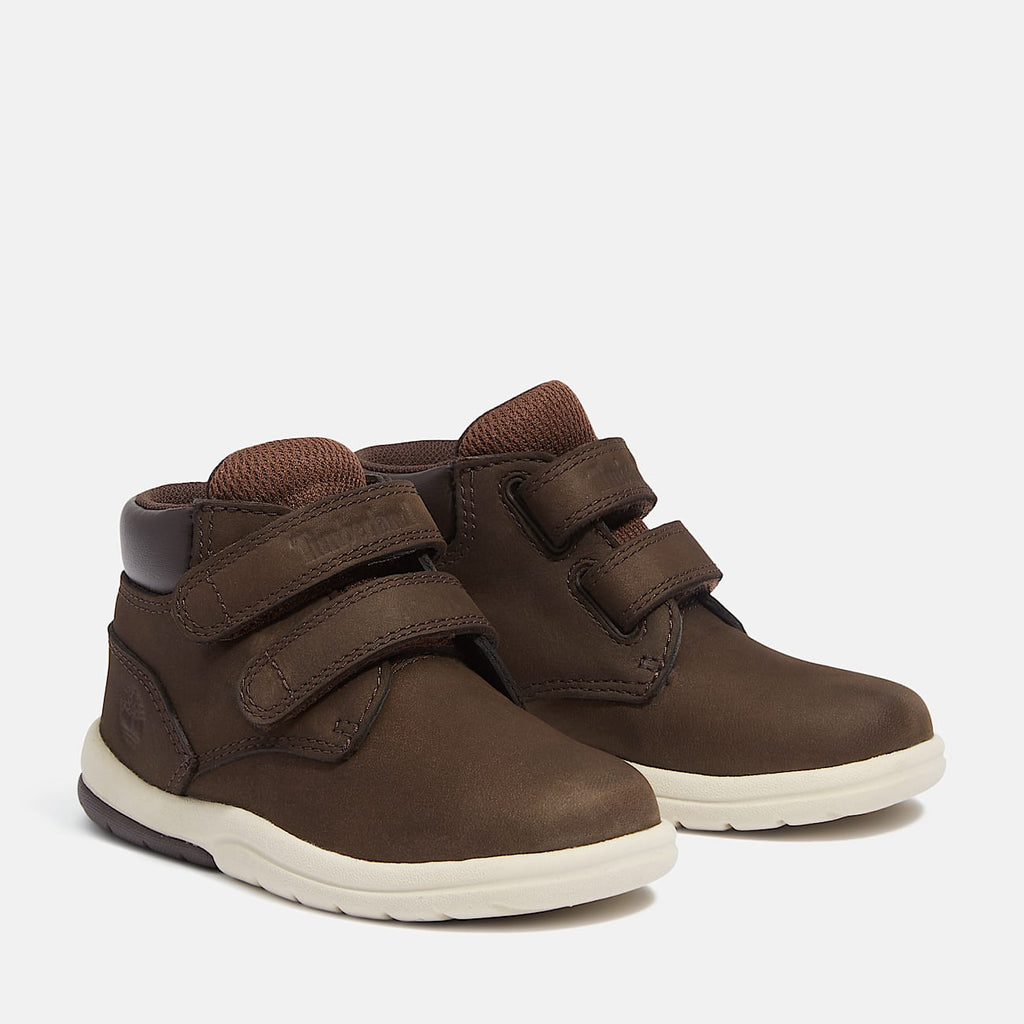 Toddler Toddle Tracks Mid HookandLoop Boot TBL Dark Brown Nubuck ALT4