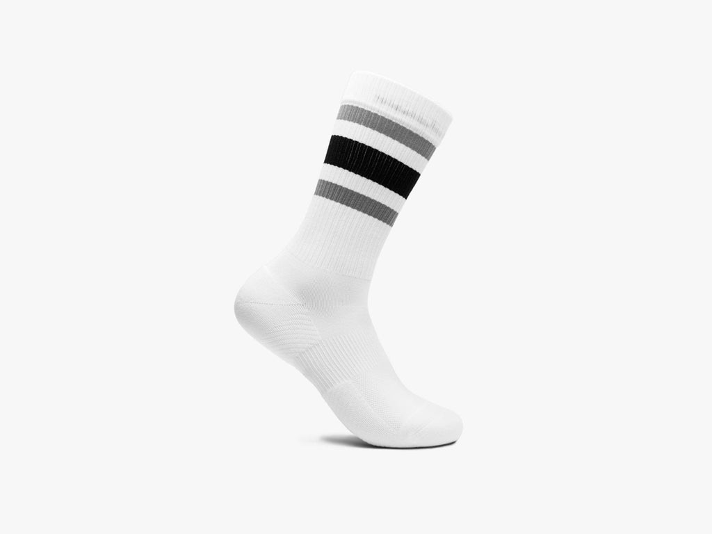 W&S Victory Trainer Socks -  3-Pack - Gray