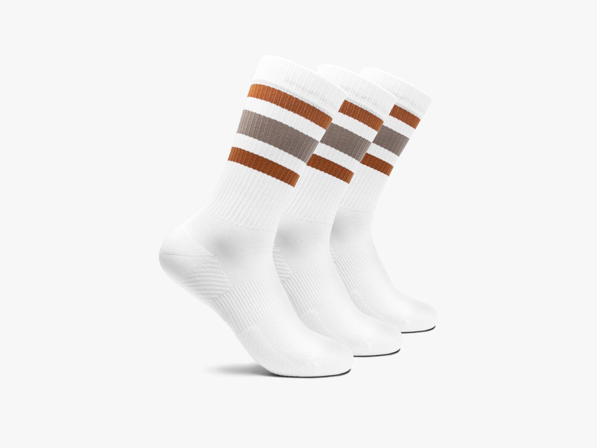 W&S Victory Trainer Socks -  3-Pack - Gray