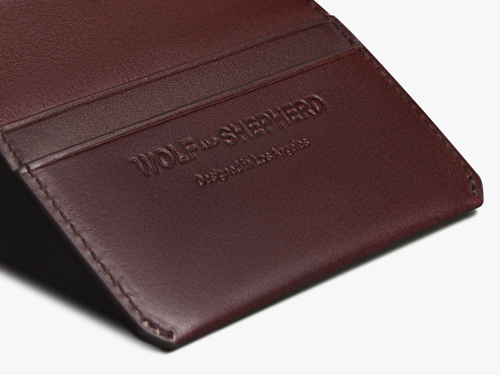 W&S Slim Wallet - Maple