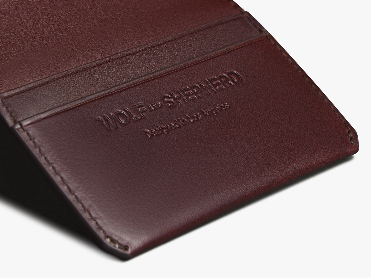 W&S Slim Wallet - Maple