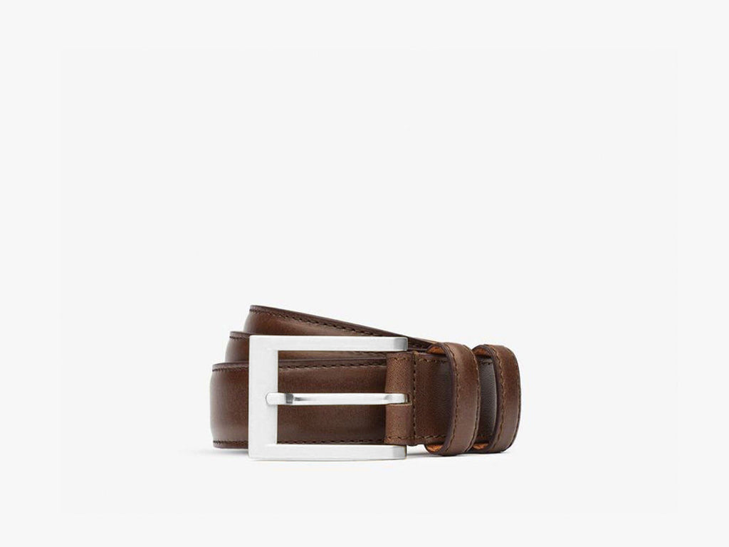 Stealth Leather Dress Belt - Honey