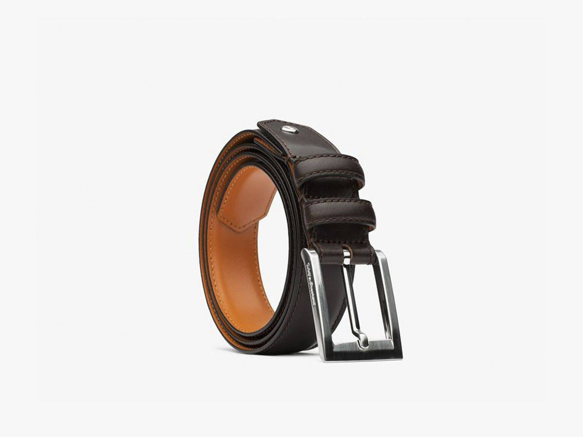 Stealth Leather Dress Belt - Honey