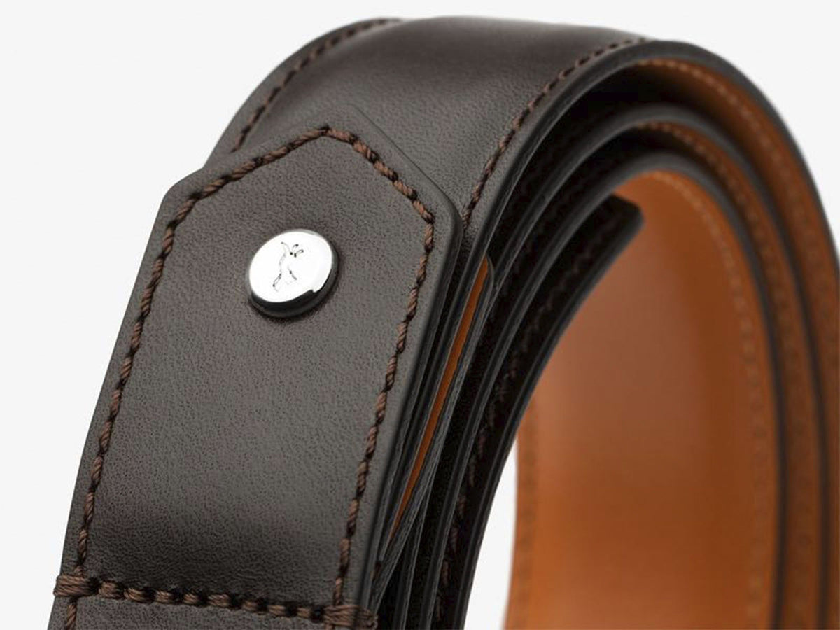 Stealth Leather Dress Belt - Honey