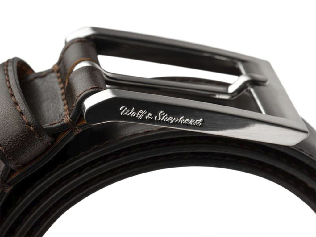 Stealth Leather Dress Belt - Honey