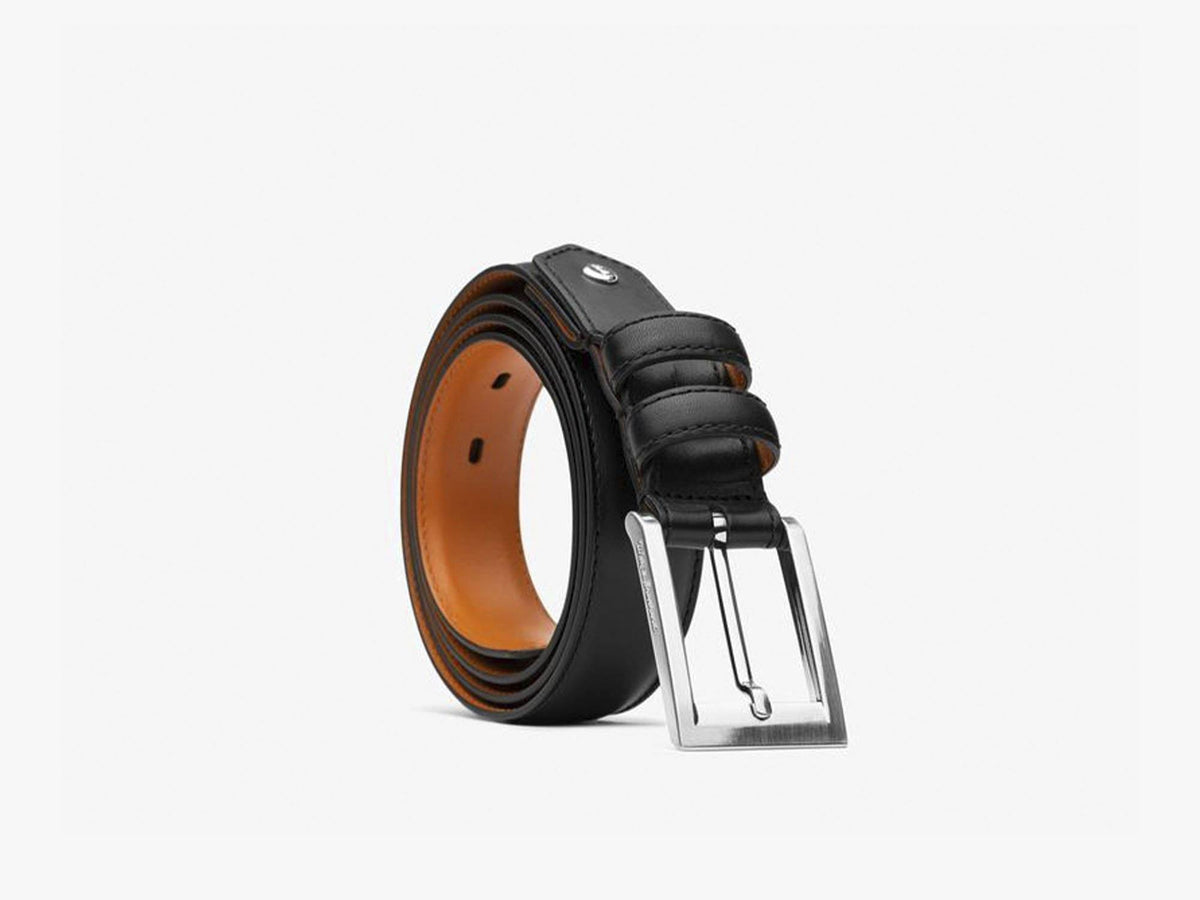 Stealth Leather Dress Belt - Honey