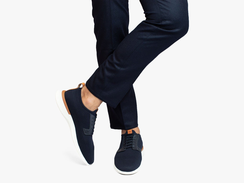 SwiftKnit™ Derby - Navy / White