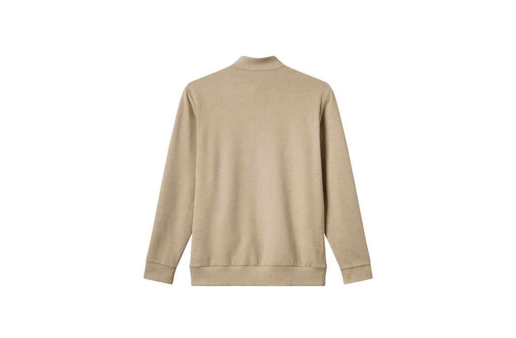 The High Street Quarter Zip - Weathered Teak