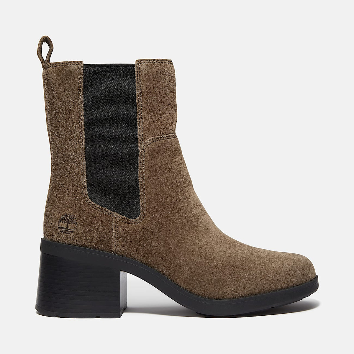 Womens Bellevaux Chelsea Boot TBL Dark Brown SuedeBlack HERO