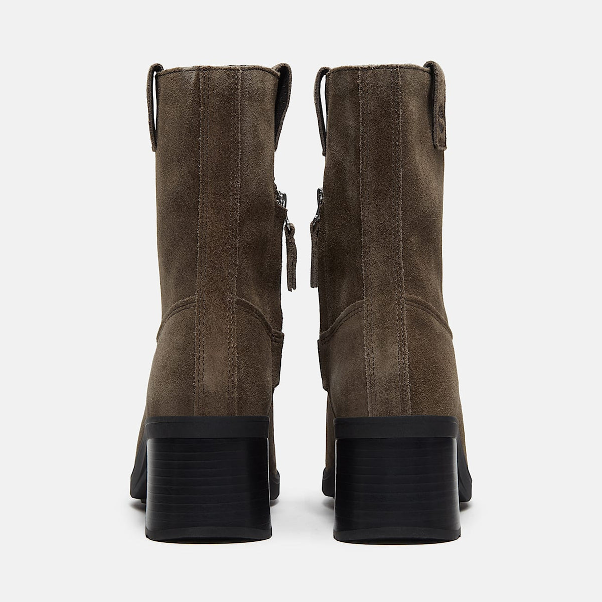 Womens Bellevaux SideZip Boot TBL Dark Brown Suede ALT5