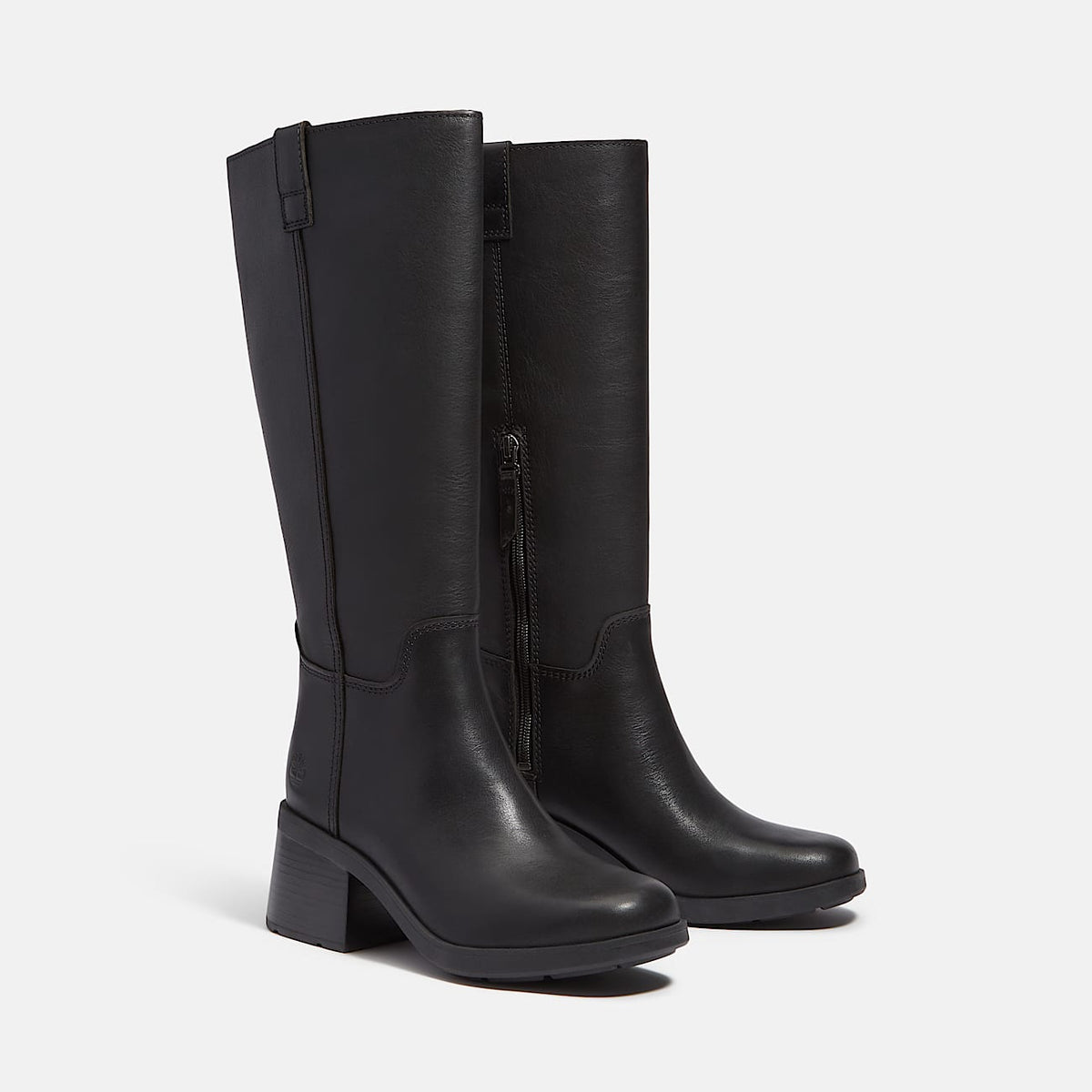 Womens Bellevaux Tall SideZip Boot TBL Black FullGrain ALT4