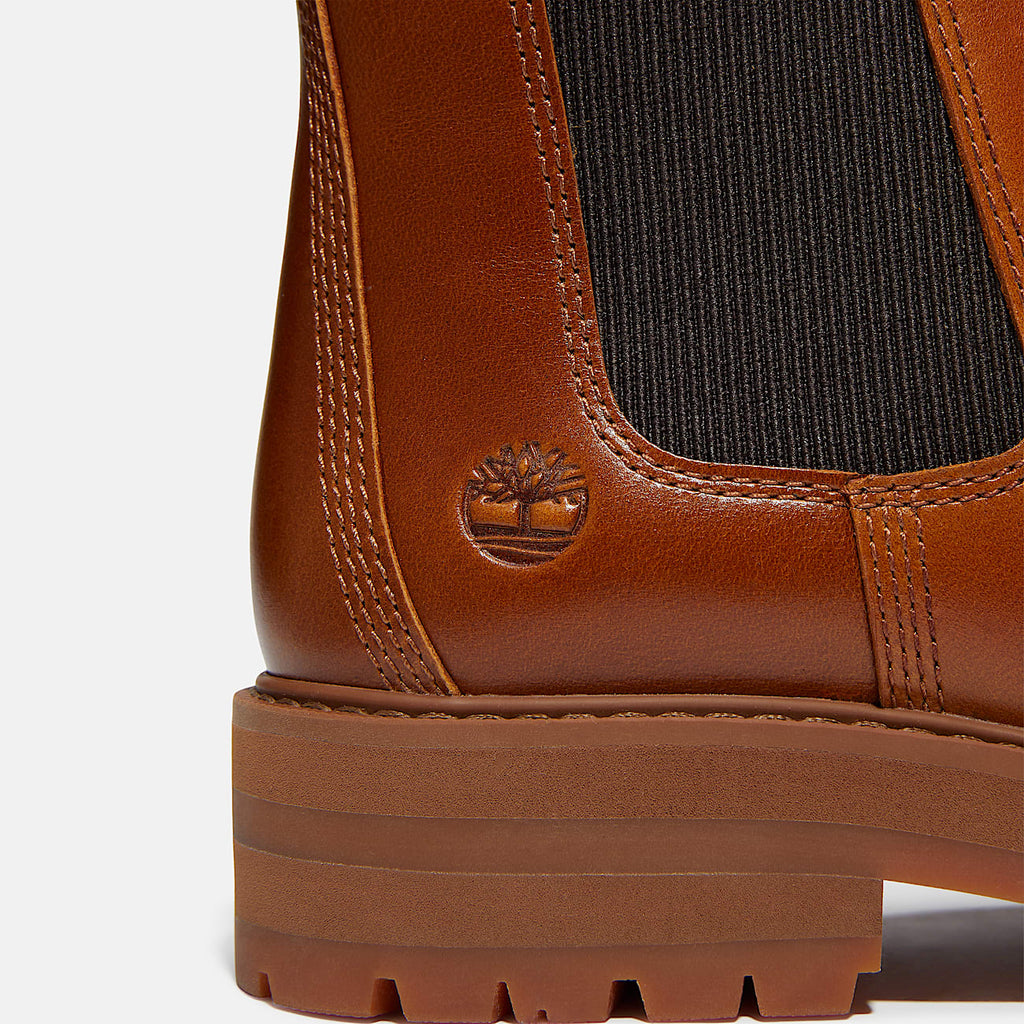 Womens Britton Drive Chelsea Boot TBL Medium Brown FullGrain ALT7