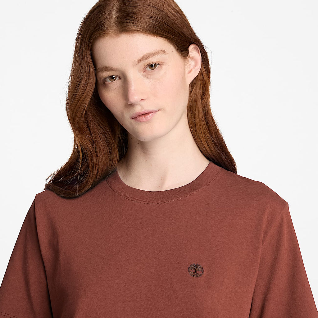 Womens Crafted Crew ShortSleeve TShirt TBL Brown ALT3