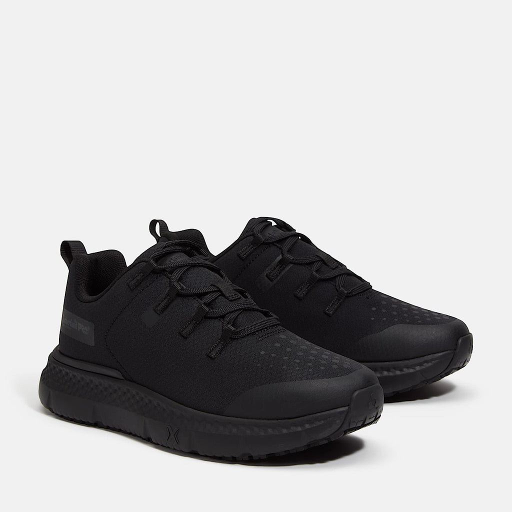 Womens Power Shift SlipResistant Hospitality Work Sneaker TBL Black Ripstop Nylon ALT4