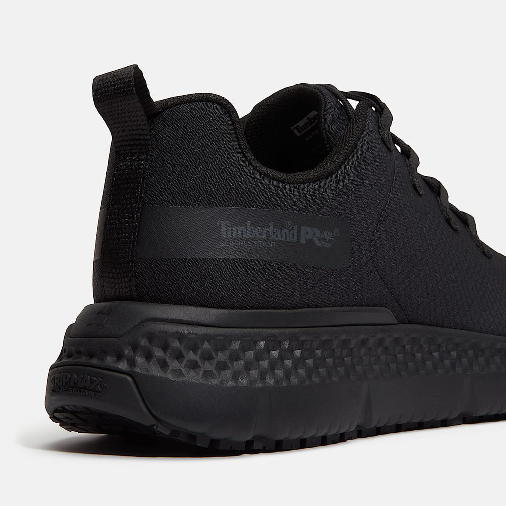 Womens Power Shift SlipResistant Hospitality Work Sneaker TBL Black Ripstop Nylon ALT7