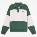 Womens Rugby Polo Sweatshirt TBL SycamoreLight Oatmeal Heather HERO