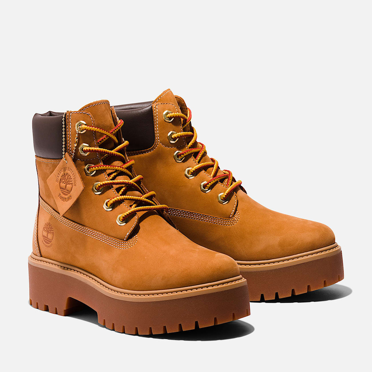 Womens Stone Street 6Inch Waterproof Platform Boot TBL Wheat ALT4