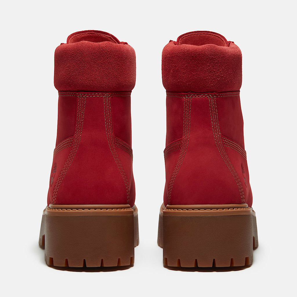 Womens Stone Street 6Inch Waterproof Platform Boot TBL Red Nubuck ALT5
