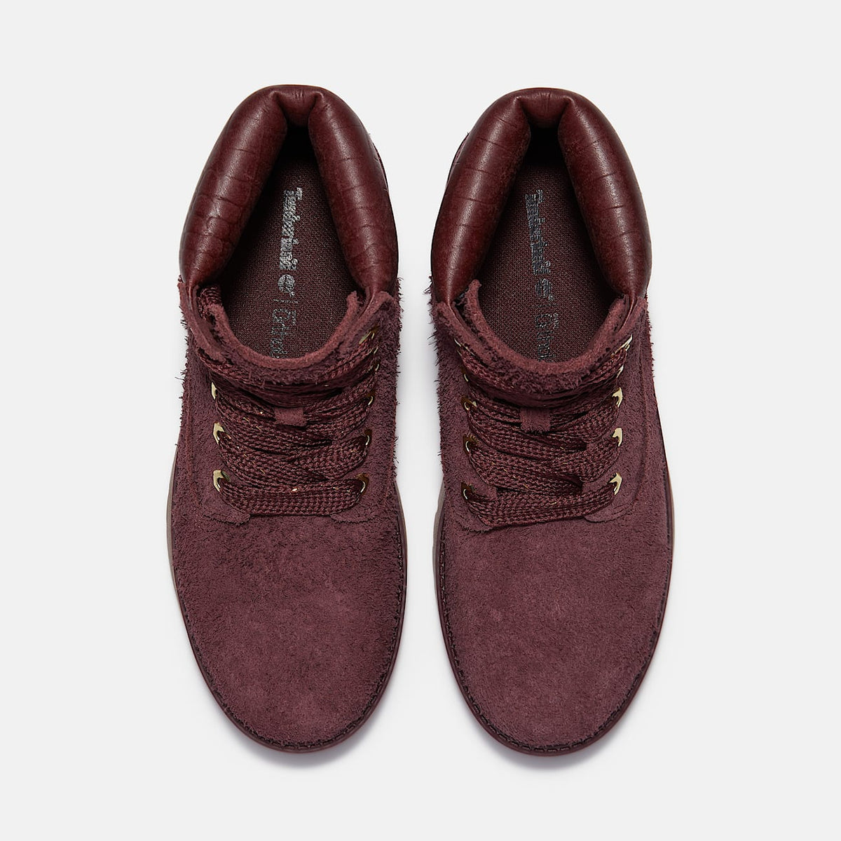 Womens Stone Street Platform 6Inch Boot TBL Burgundy Suede ALT2
