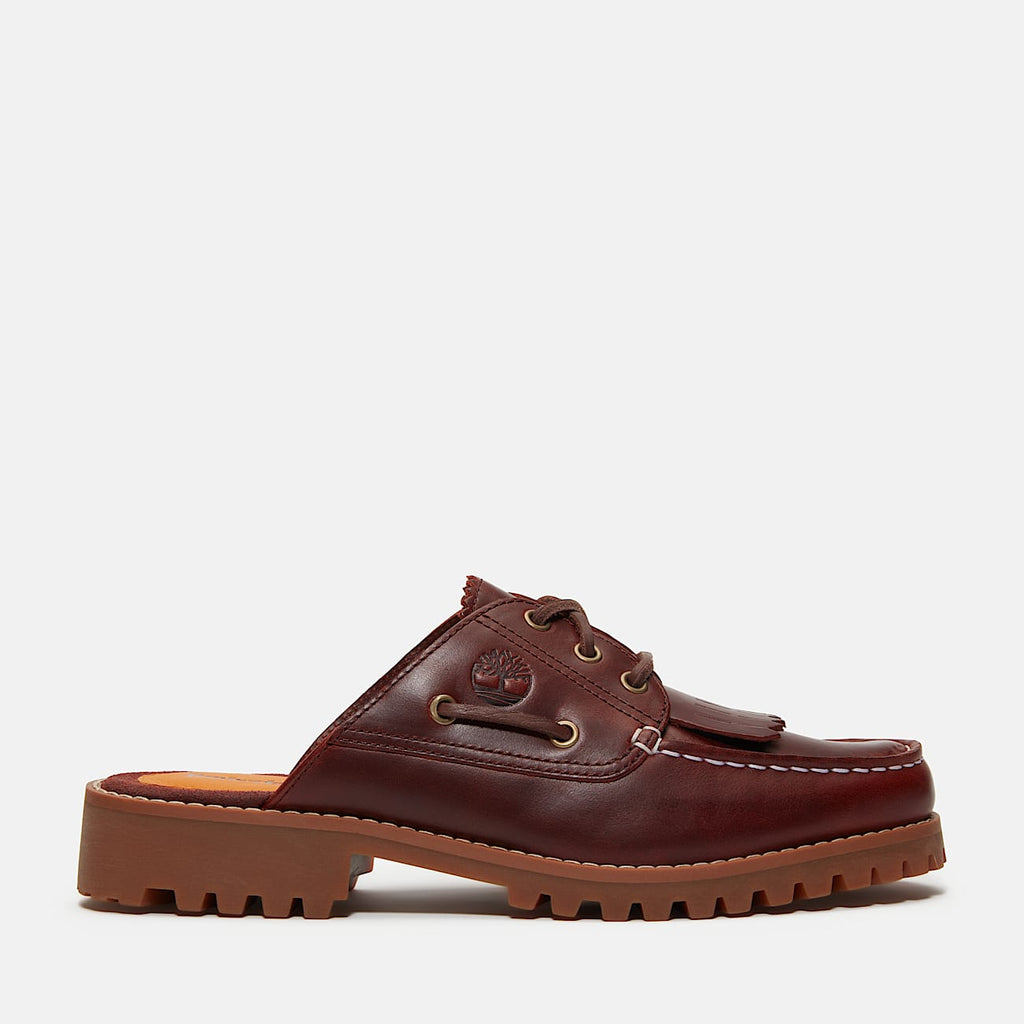 Womens Authentic Mule TBL Burgundy FullGrain HERO