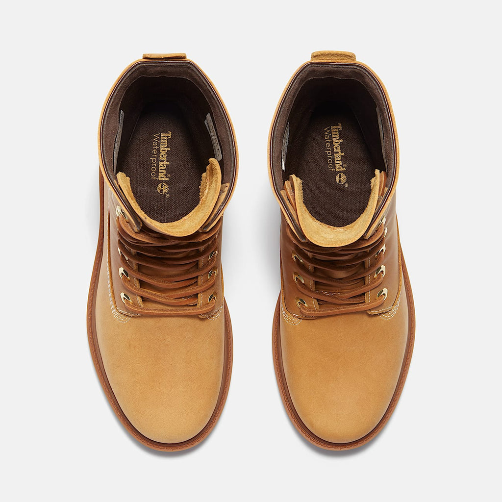 Womens Premium 8Inch Waterproof Boot TBL Wheat FullGrain ALT2