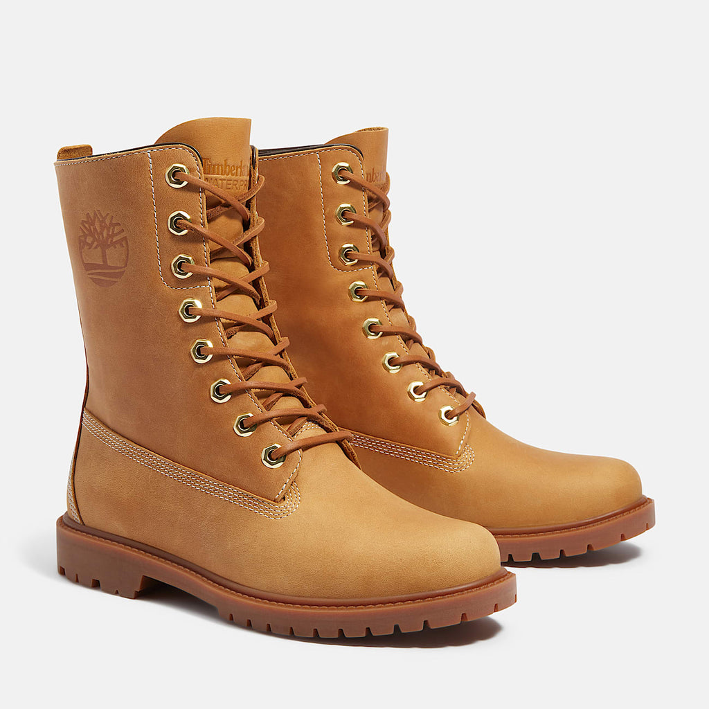 Womens Premium 8Inch Waterproof Boot TBL Wheat FullGrain ALT4