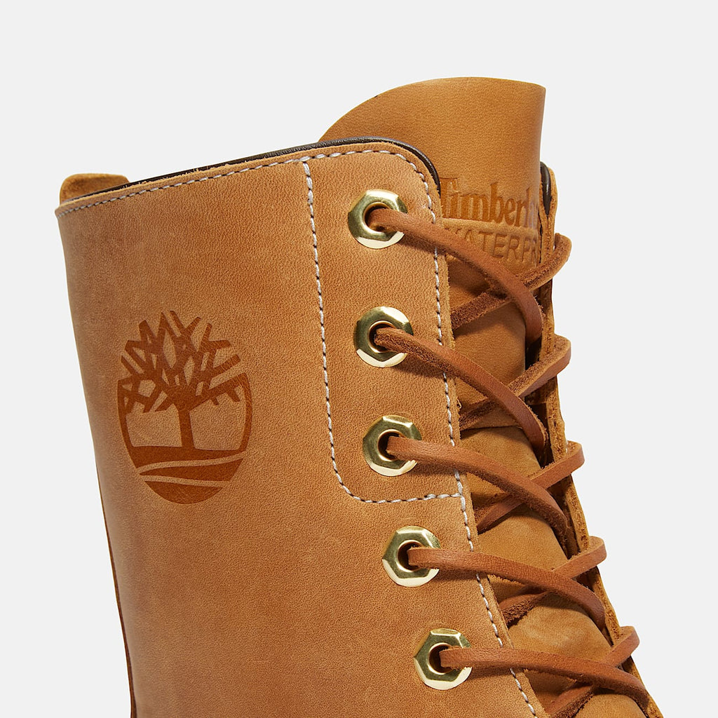 Womens Premium 8Inch Waterproof Boot TBL Wheat FullGrain ALT7