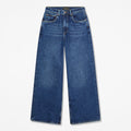 Womens Wide Leg Denim Pant TBL Harbour Blue Wash Reverse HERO