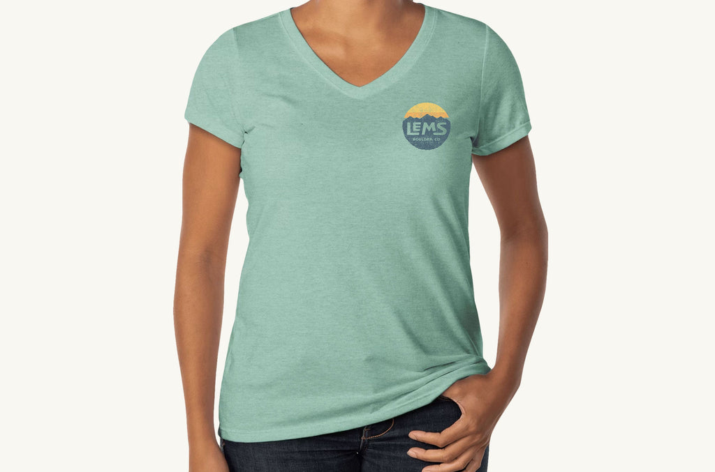 Women's V-Neck Logo Tee
