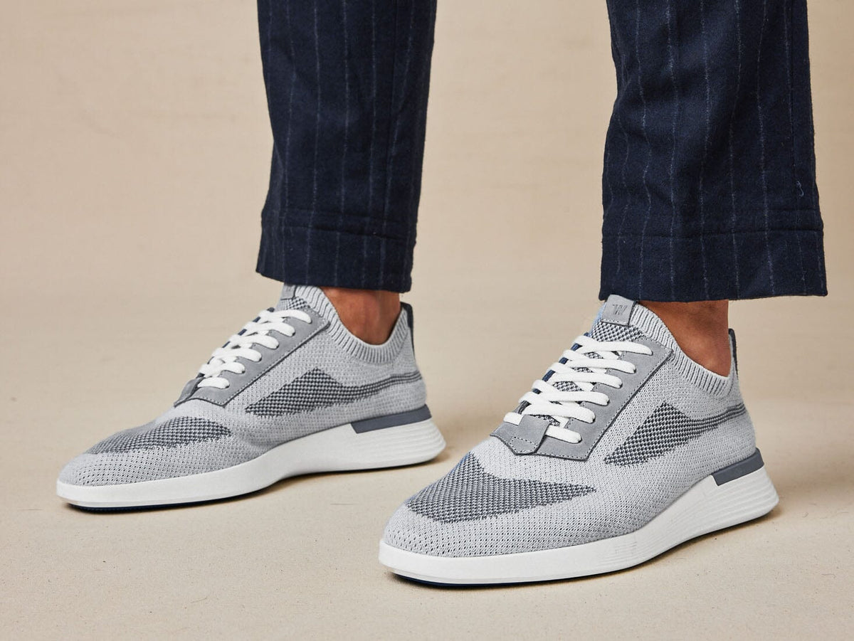SupremeKnit™ Trainer - Gray / White