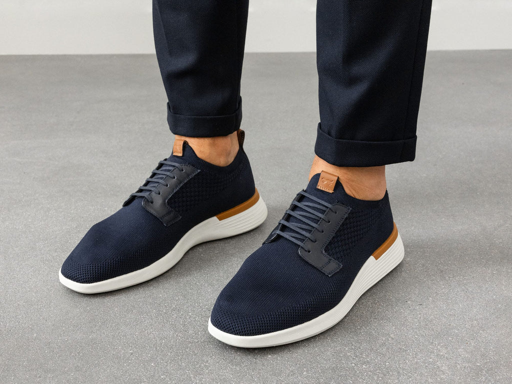 SwiftKnit™ Derby - Navy / White